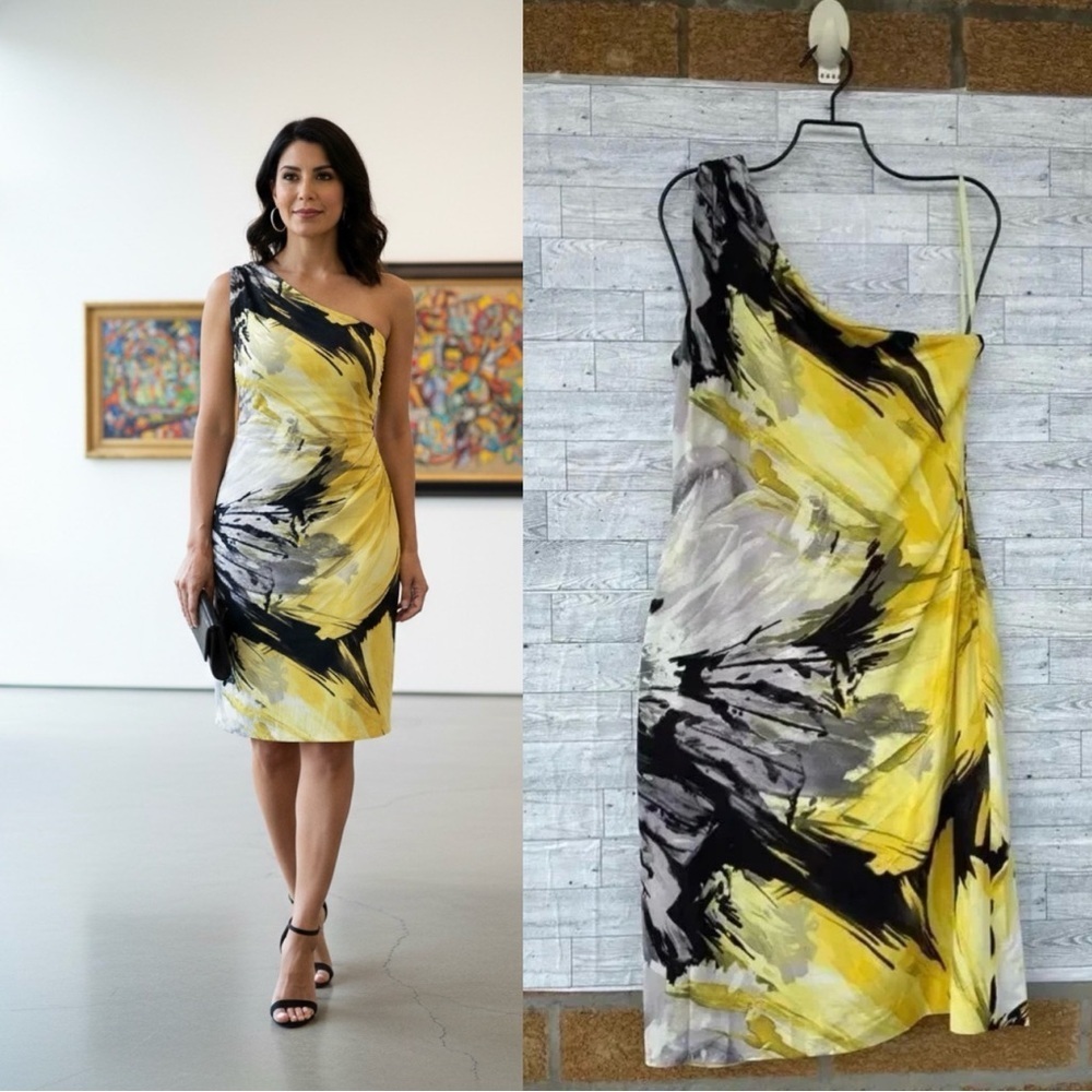 Paola Quadretti - Firenze one shoulder dress size 46/10